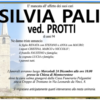 Silvia Pali ved. Protti di anni 94