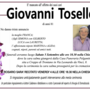 Giovanni Tosello di anni 81
