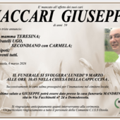 Maccari Giuseppe di anni 59