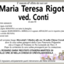 Maria Teresa Rigotti ved. Conti 84 anni