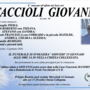 Staccioli Giovanni di anni 96