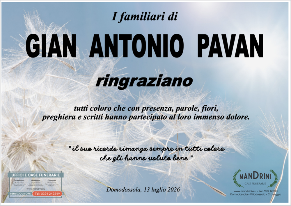 Ringraziamento