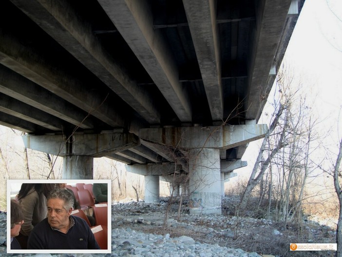La superstrada dell'Ossola e nel riquadro Antonio Locatelli