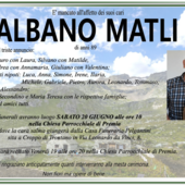 Albano Matli di anni 89 Albano Matli di anni 89