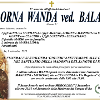 Adorna Wanda ved. Balassi di anni 71
