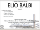 Elio Balbi di anni 83