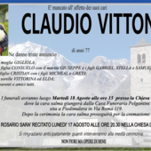 Claudio Vittoni di anni 77