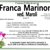 Franca Marinoni ved. Maroli di anni 79