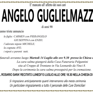 Angelo Guglielmazzi di anni 90