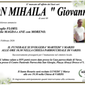 Ion Mihaila "Giovanni"di anni 60 Ion Mihaila "Giovanni"di anni 60