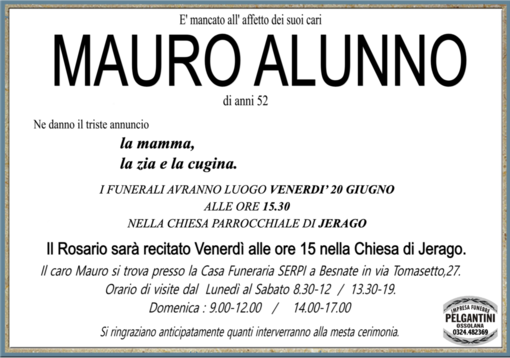 Alunno Mauro 52 anni