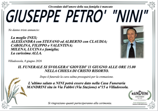 Giuseppe Petrò "Nini" Giuseppe Petrò "Nini"