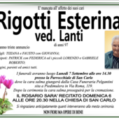 Rigotti Esterina ved. Lanti di anni 97