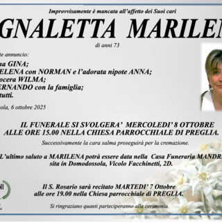 Tognaletta Marilena di anni 73