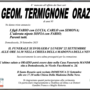 Geom. Termignone Orazio di anni 95