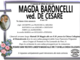 Magda Baroncelli ved. De Cesare di anni 100