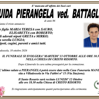 Guida Pierangela ved. Battaglia di anni 86
