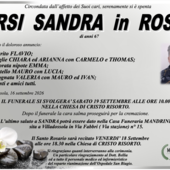 Orsi Sandra in Rossi di anni 67 Orsi Sandra in Rossi di anni 67