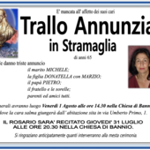 Trallo Annunziata in Stramaglia di anni 65