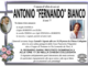 Antonio &quot;Fernando&quot; Bianco di anni 77