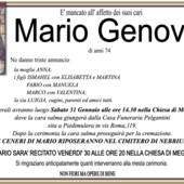 Mario Genova di anni 74 Mario Genova di anni 74