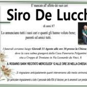 Siro De Lucchi di anni 87 Siro De Lucchi di anni 87