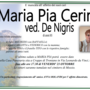 Maria Pia Cerini di anni 85 Maria Pia Cerini di anni 85