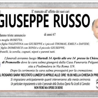 Giuseppe Russo di anni 67