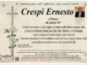 Crespi Ernesto "Tino" di anni 81