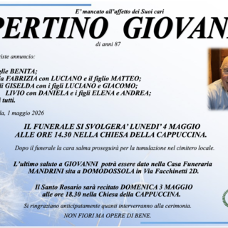 Spertino Giovanni di anni 87
