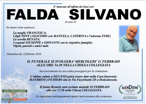 Falda Silvano di anni 81