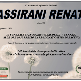 Passirani Renato di anni 81