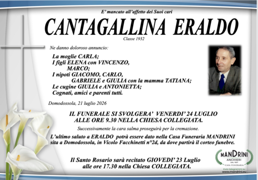 Cantagallina Eraldo classe 1932 Cantagallina Eraldo classe 1932
