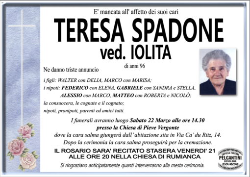 Teresa Spadone ved. Iolita