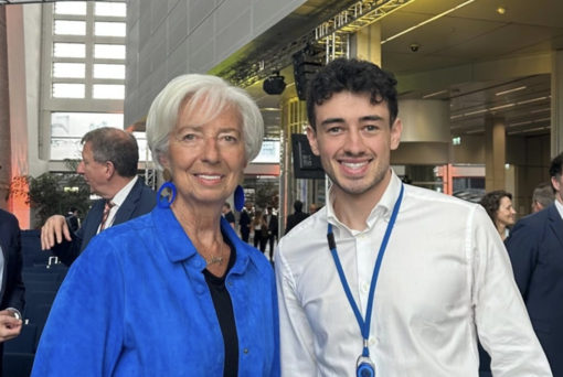 Giovane ossolano alla Banca Centrale Europea