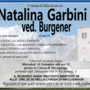 Natalina Garbini ved. Burgener di anni 91 Natalina Garbini ved. Burgener di anni 91