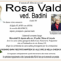 Rosa Valdi ved. Badini di anni 100