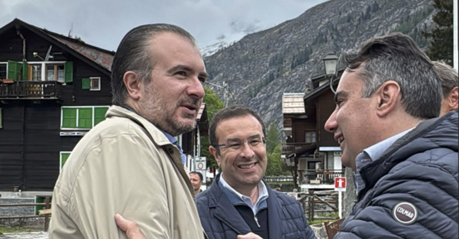 Nella foto da sinistra: Riccardo Molinari, Stefano Candiani e Alberto Preioni Nella foto da sinistra: Riccardo Molinari, Stefano Candiani e Alberto Preioni
