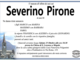 Severino Pirone di anni 80