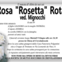 Rosa 'Rosetta' Rota ved. Mignocchi di anni 89 Rosa 'Rosetta' Rota ved. Mignocchi di anni 89