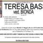 Teresa Bassi ved. Bionda di anni 90