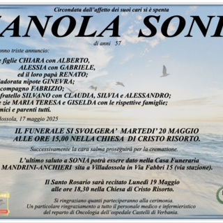 Zanola Sonia di anni 57