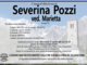 Saverina Pozzi ved. Marietta di anni 91