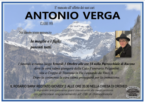 Antonio Verga classe 1958