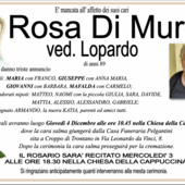 Rosa Di Muro ved. Lopardo di anni 89