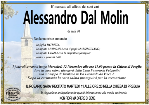 Alessandro Dal Molin di anni 90