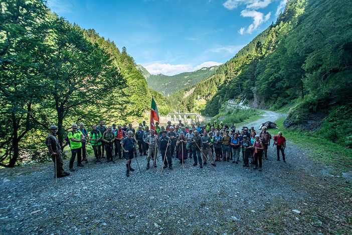 Grande partecipazione per “L’Eco dei Silenzi”, il cammino degli Spalloni