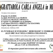 Grattarola Carla Angela in Miceli di anni 84