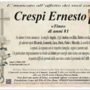 Crespi Ernesto "Tino" di anni 81