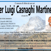Pier Luigi Casnaghi Martinelli di anni 84